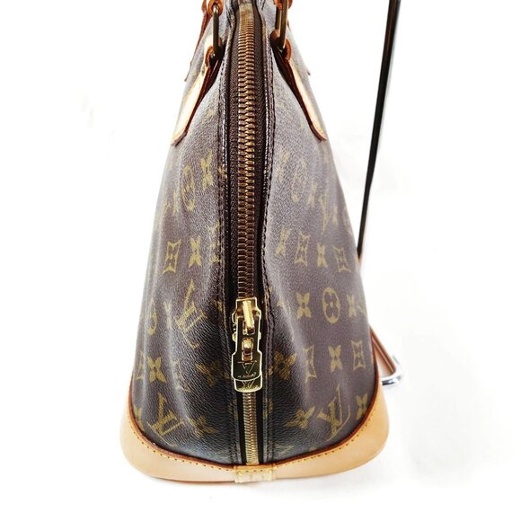 Louis Vuitton Alma Brown Monogram Hand Bag lux392-102325 - Picture 3 of 9